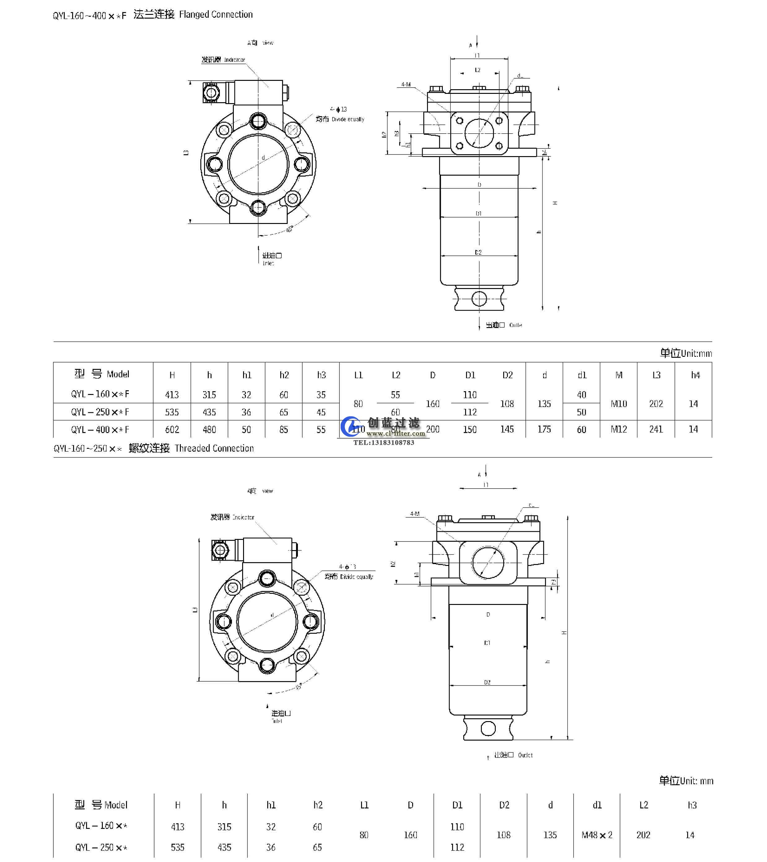QYL-400×※-C/Y QYL-400×※-C/Y